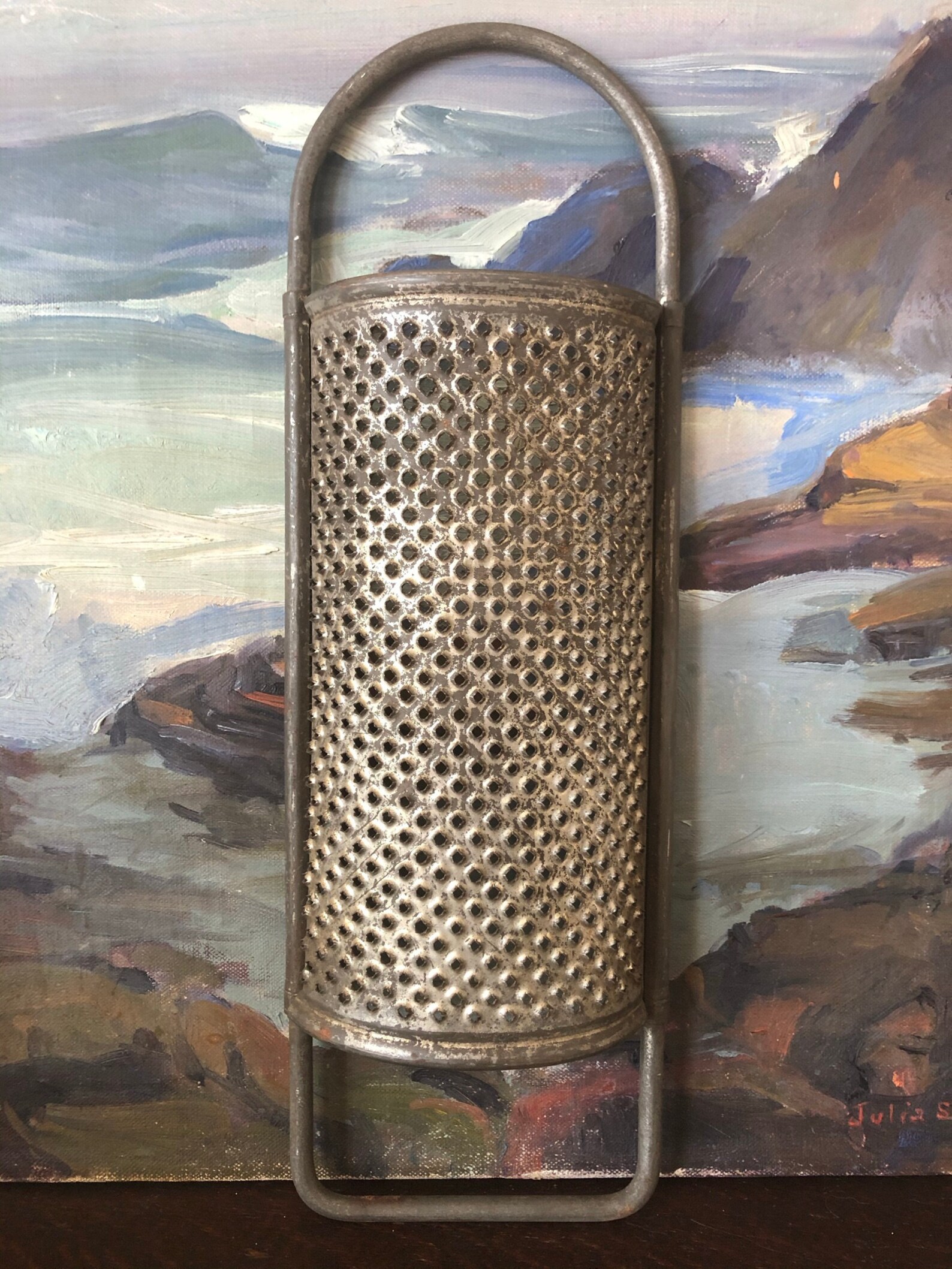 Vintage French Cheese Grater Vintage Primitive Cheese Grater Etsy