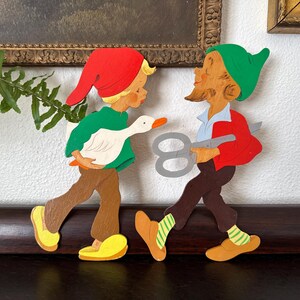 Mid-Century Ravi-Kunst German Fairy Tale Figures / Brave Little Tailor + Hans in Luck