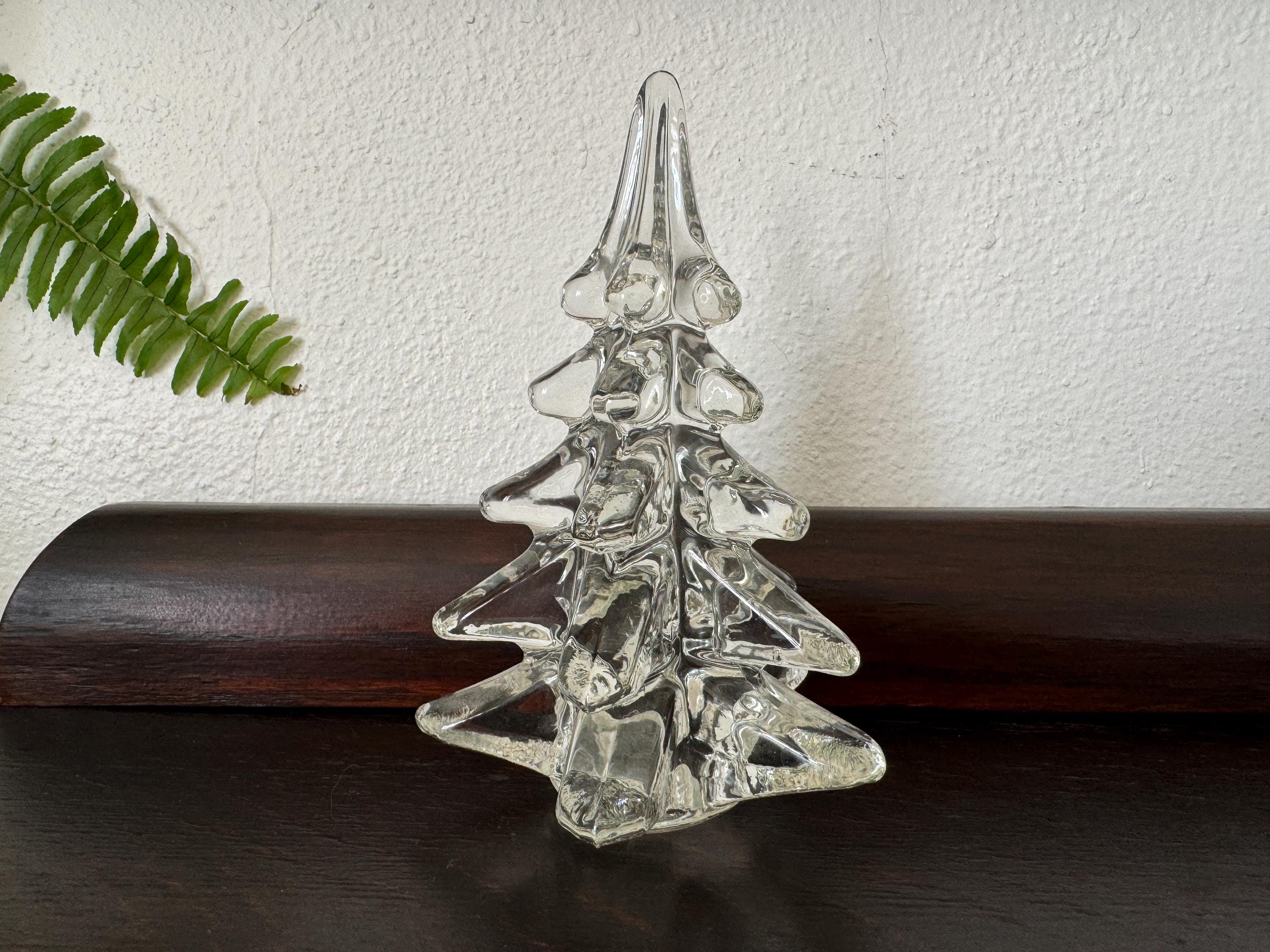 Vintage Silvestri Art Glass Crystal Christmas Tree Sculpture - Etsy