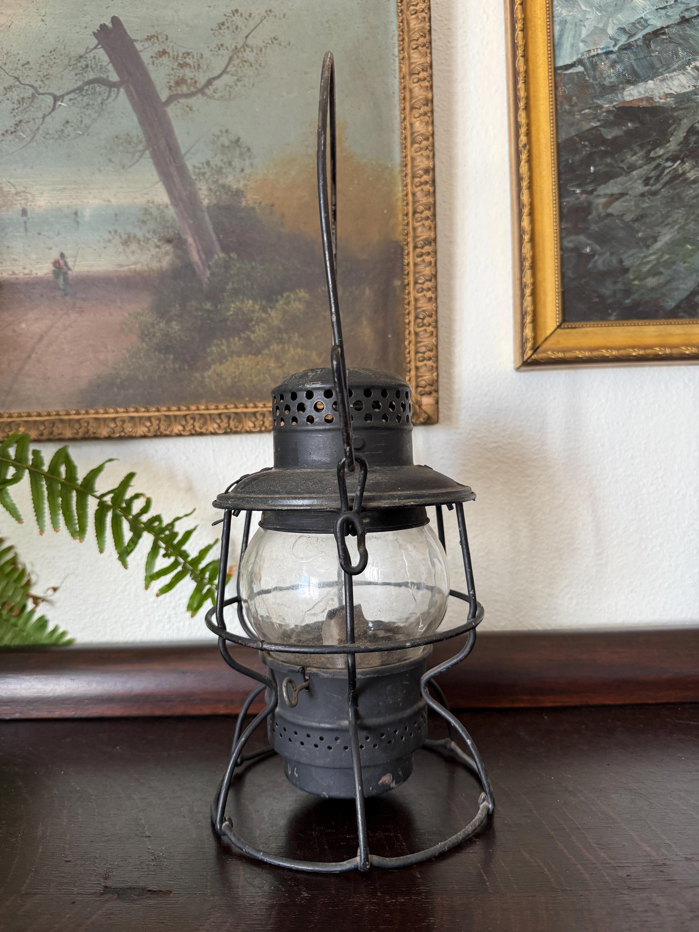 Vintage Adlake (adams & Westlake) Kero Railroad Kerosene Lantern
