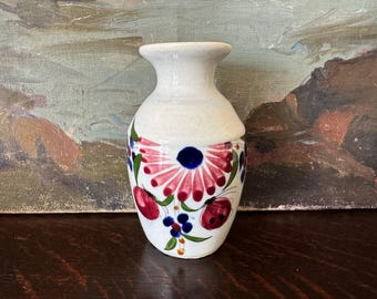 Vintage Ken Edwards Mexican Folk Art Pottery Bud Vase
