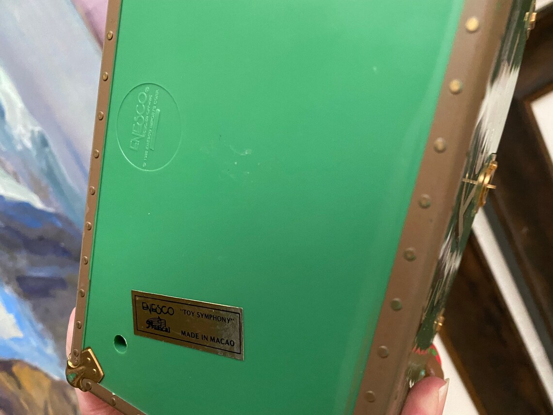 Vintage toy Symphony Music Box Vintage Musical Etsy