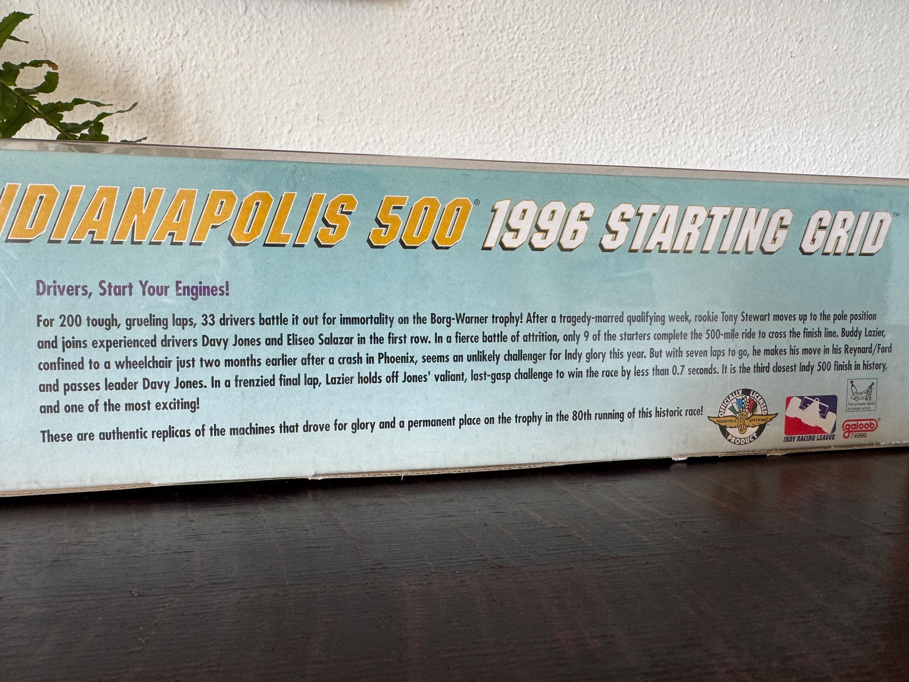 Vintage Micro Machines 80th Indianapolis 500 1996 Starting Grid