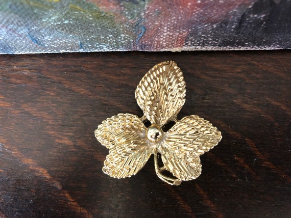 Vintage Gerry's Gold Flower Brooch Vintage Gerry'… - image 5