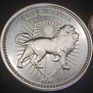 John Wick 1 Troy Ounce of 999 Fine Antiqued Silver Coin