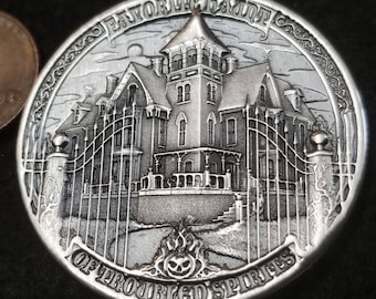 The Legendary &#39;Headless Horseman of Sleepy Hollow&#39; 1 Troy Ounce of Antiqued .999 Fine Silver.
