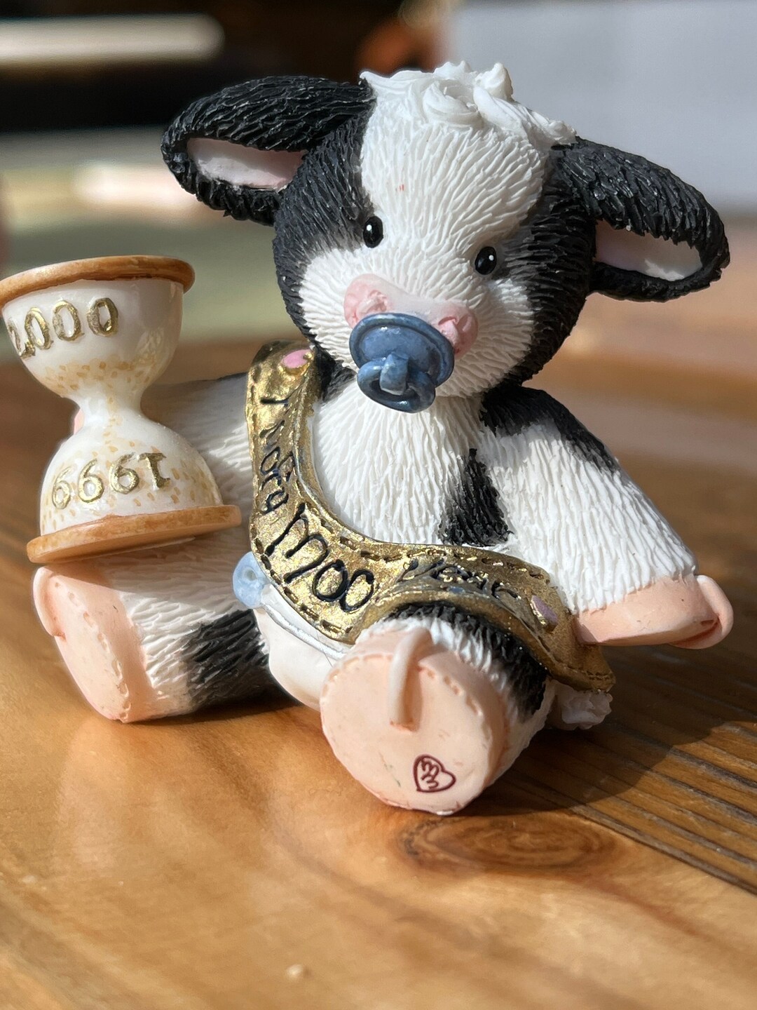 Vintage Cow Figurine Etsy