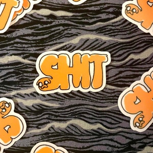 Jake Naughty Language Vinyl Sticker