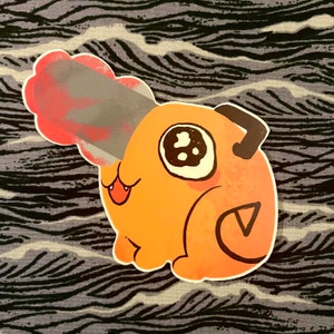 Chainsaw Dog Vinyl Sticker
