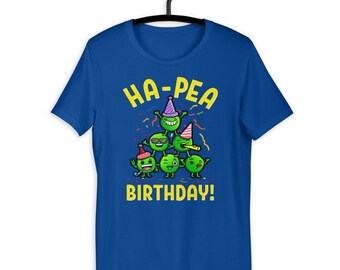 Ha-Pea Birthday T-Shirt – Funny Peas Birthday Party Gift