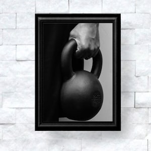 kettlebell print, kettlebell photo, Kettlebell art, gym décor, bodybuilding art, home gym décor, body builder gift, weightlifting print