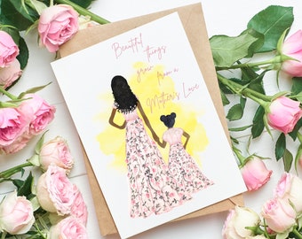 Black Mother's Day Card, African American Mother's Day Gift, Mothers Day Card, Mother's Day Gift, Gift for mom, African American Mothers Day