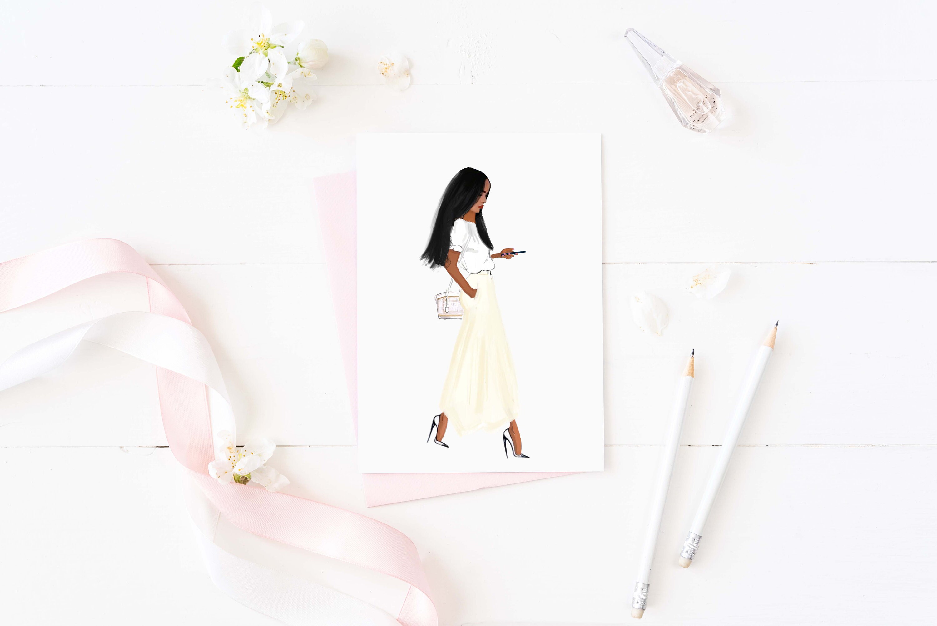 Black Woman Clipart Black Girl Clip Art Digital Stickers - Etsy