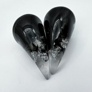 Svarta & Silver Djävulshorn