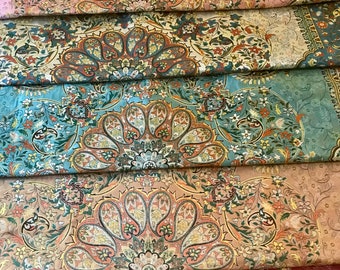 Handmade Paisley Termeh Tablecloth, Persian Woven Decor (39 Inch)