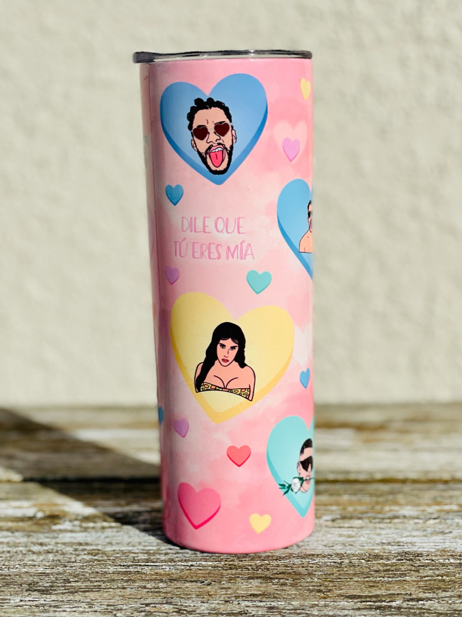 Bad Bunny Heart Lyrics Latina Valentin gift Valentines day Etsy