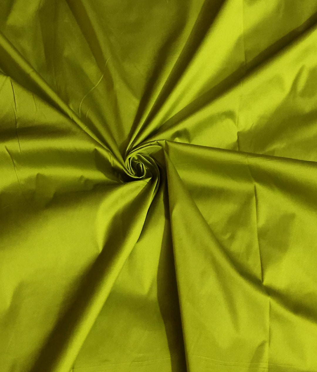 Lime Green Taffeta Fabric- Taffeta Fabric for Bridal Dress Sold by the ...