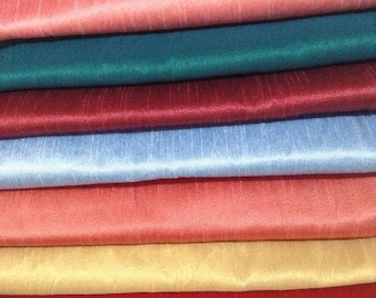 Pure Raw Silk Dupioni Fabric, Dupioni Fabric For Bridal Dresses, Dupioni Gown Fabric, Raw Silk Fabric Sold By The Yards