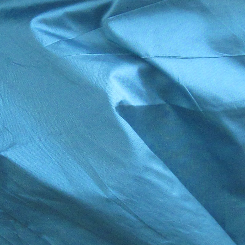 Winter Sky Blue Taffeta Silk Fabric main image 1