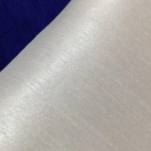 White Plain Dyeable Pure Raw Silk fabric- Raw Silk Fabric For Bridal Dress, Dupioni Gown Fabric, Dupioni Silk Fabric Sold By The Yards