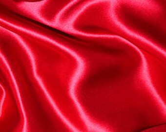 Best Colors Luxury Silk Satin Fabric -Polyester Satin Fabric Sold By The Yard - Charmeuse Gown Fabric by Yards-Bridal Dress Fabric