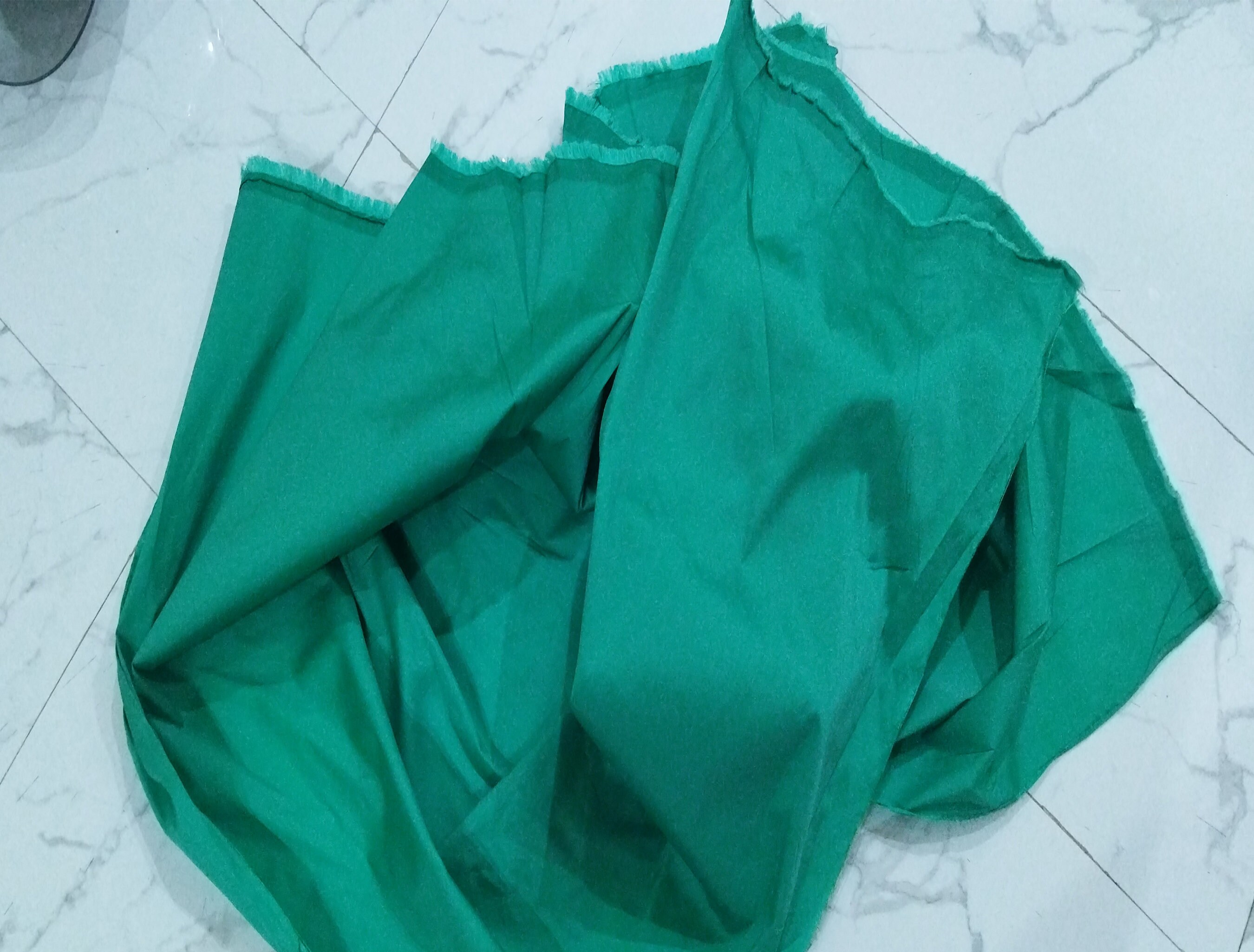 Lime Green Taffeta Silk Fabric