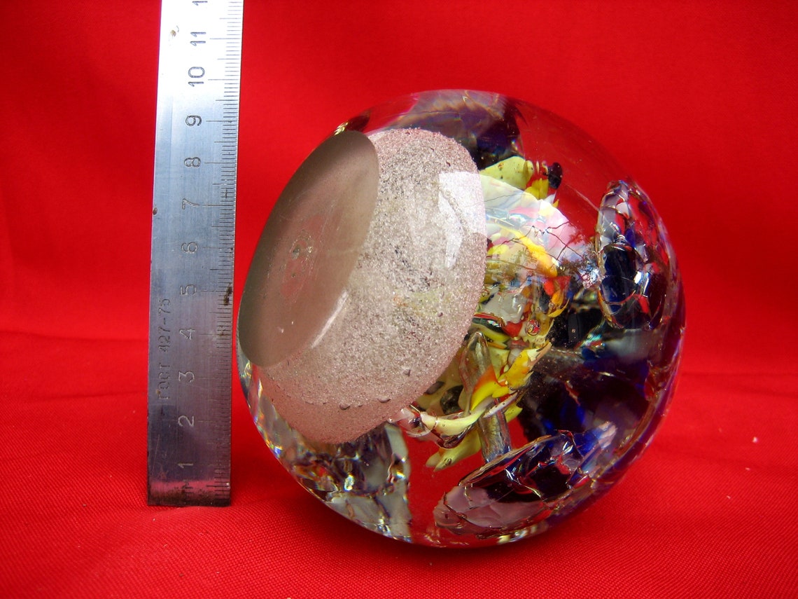 Antique Glass Ball the First Spring Flowers. Etsy