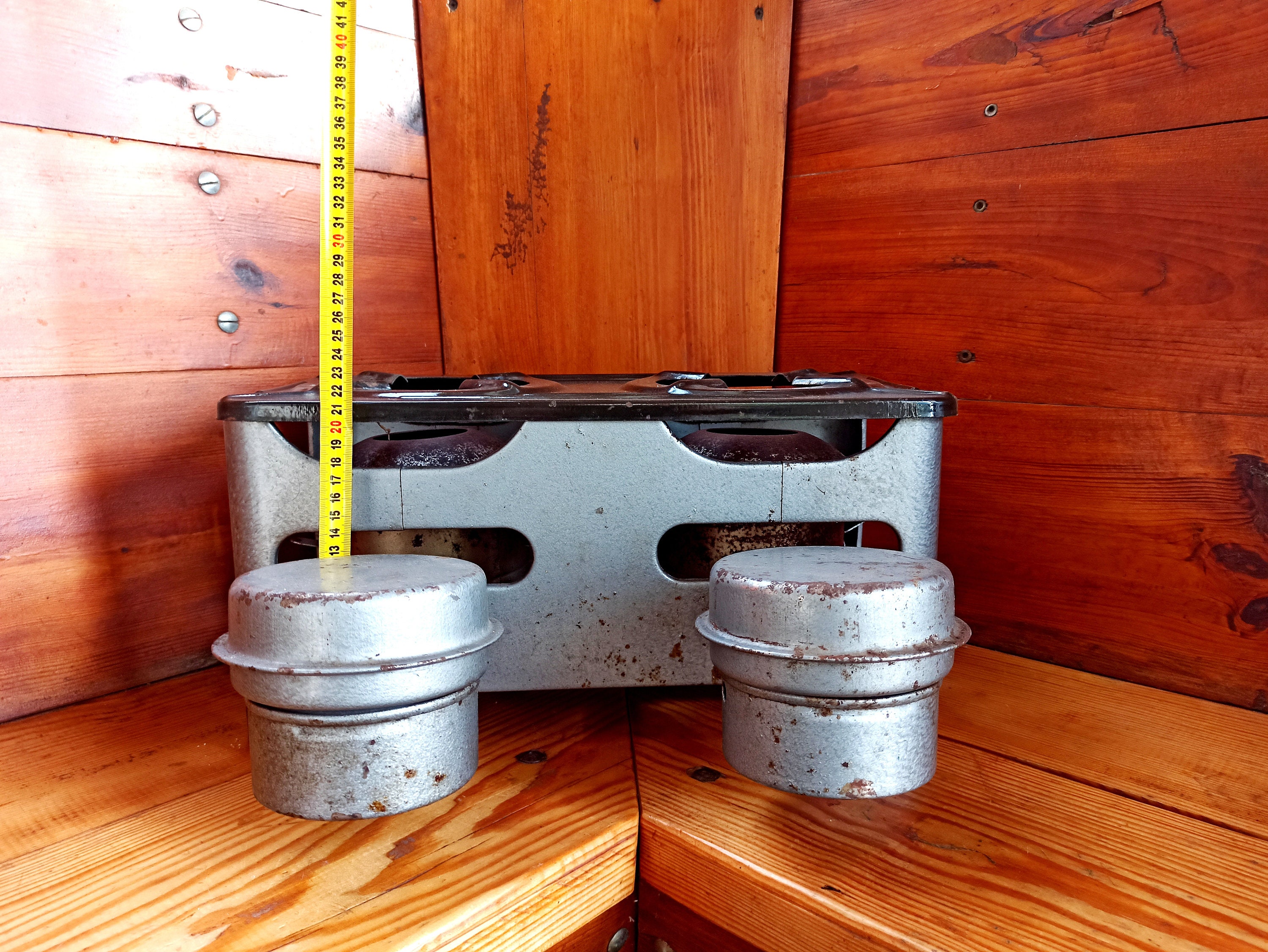 An Old Twoburner Kerosene Stove for Cooking Over an Open Etsy