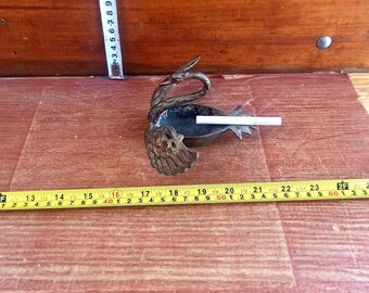 Vintage bronze ashtray - "Swan". Antique souvenir. Vintage bronze ashtrays. A gift for a smoker. Ashtray. Antique gift