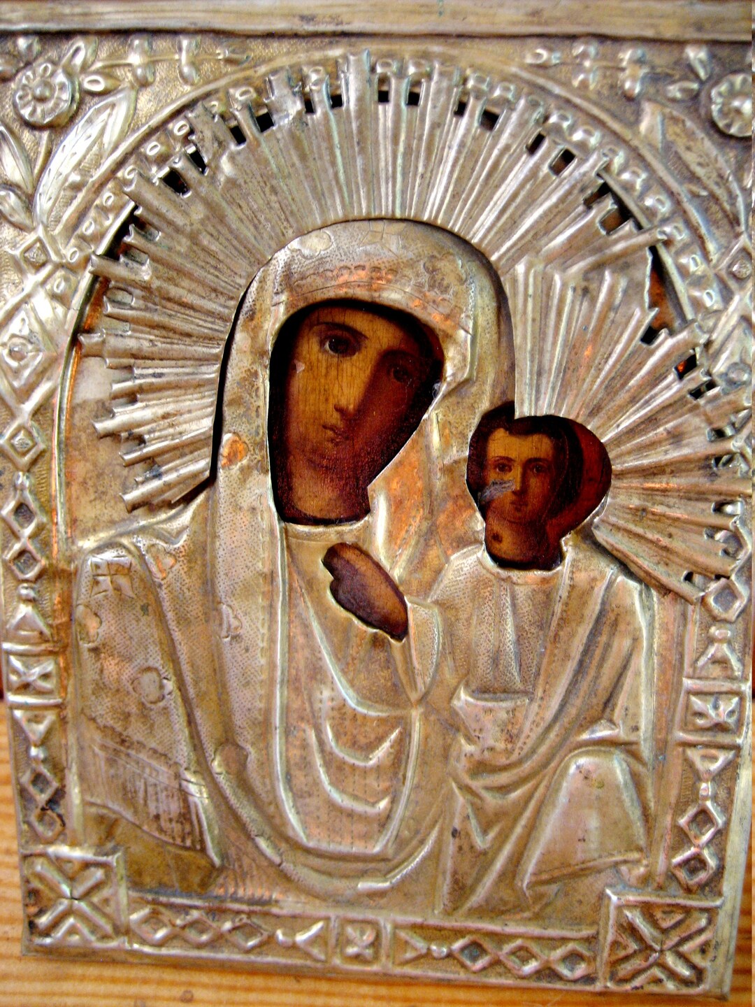An Old Russian Orthodox Icon of the Kazan Mother of God 19th - Etsy Ireland