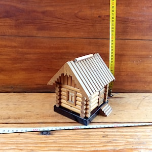 Portasigarette antico in legno (portasigarette). Anni '50. Regalo antico. Regalo per un fumatore. Accessori per fumatori. Scatola per conservare le sigarette.