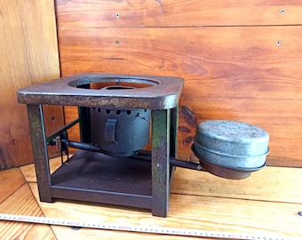Vintage Kerosene Cooking Stove, USSR Metal Tourist Burner