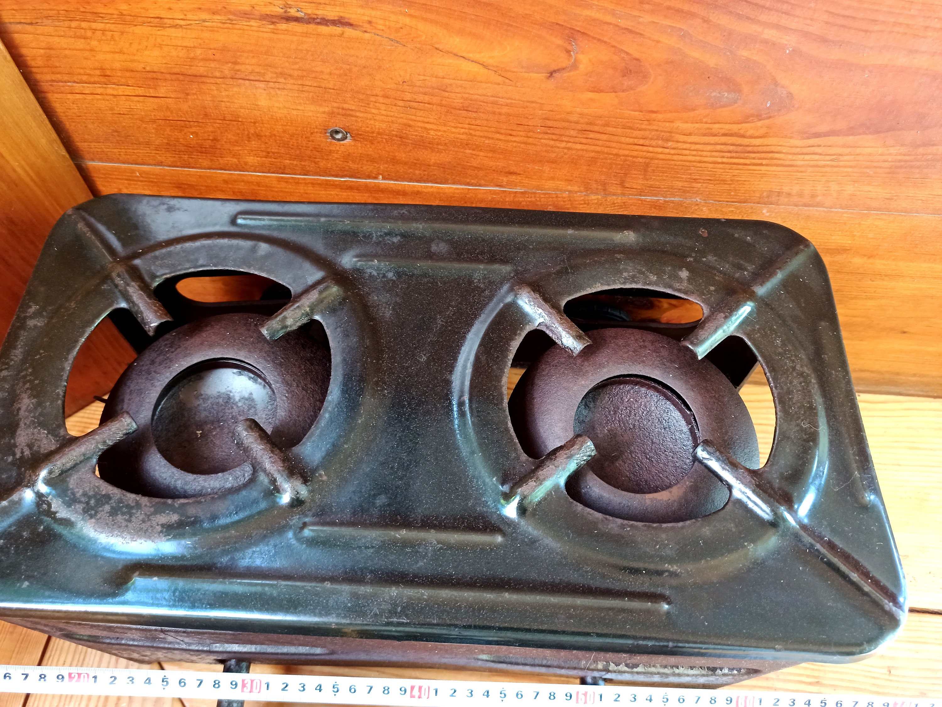 An old twoburner kerosene stove for cooking over an open Etsy