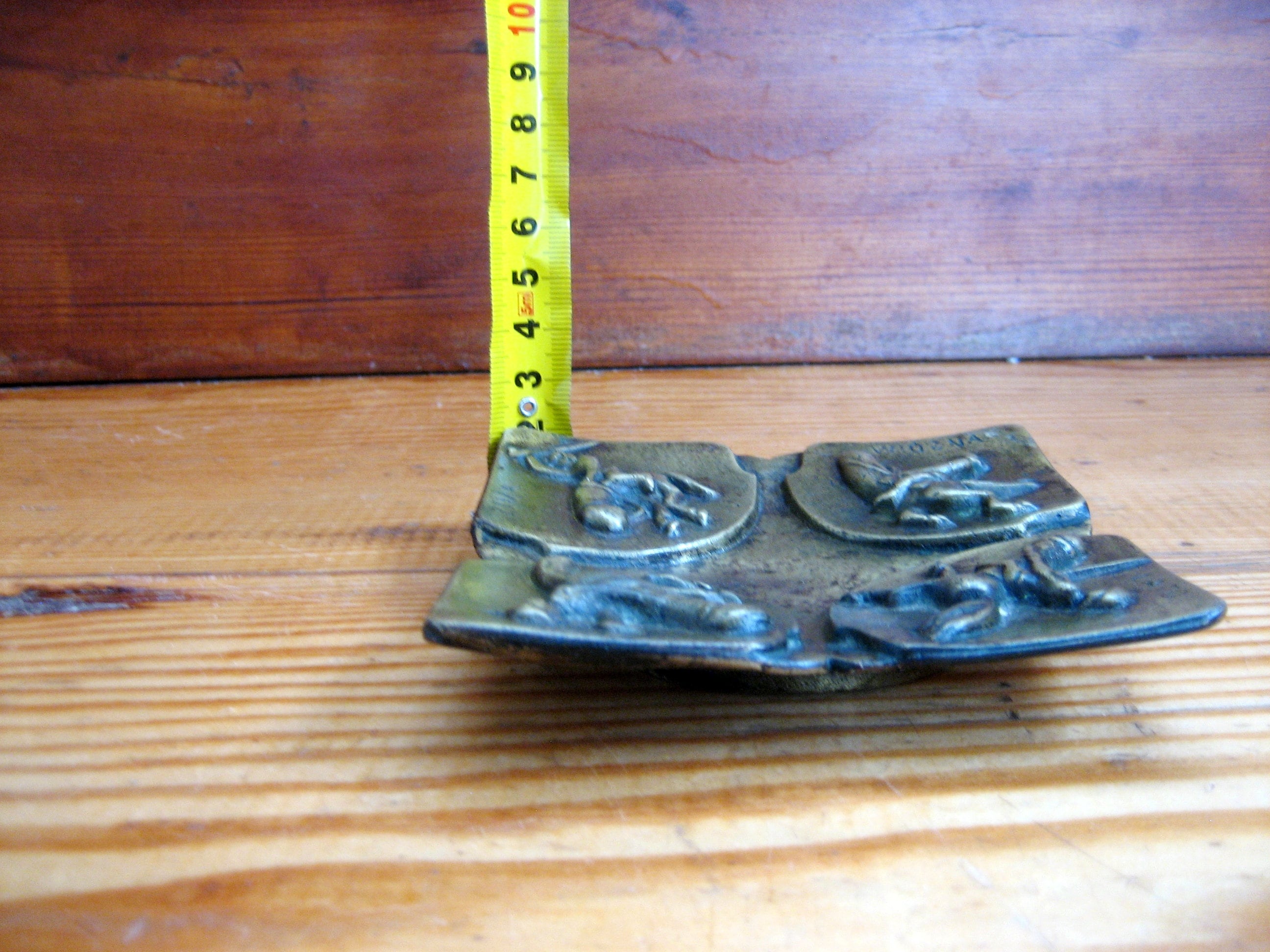 Antique bronze ashtray 4 periods in a the male Etsy