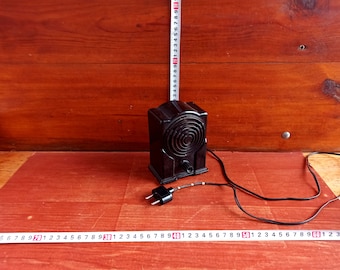 Vintage radio (radio receiver, loudspeaker) - 50s. Historical artifact. Antique gift. Old loudspeaker. Radio.