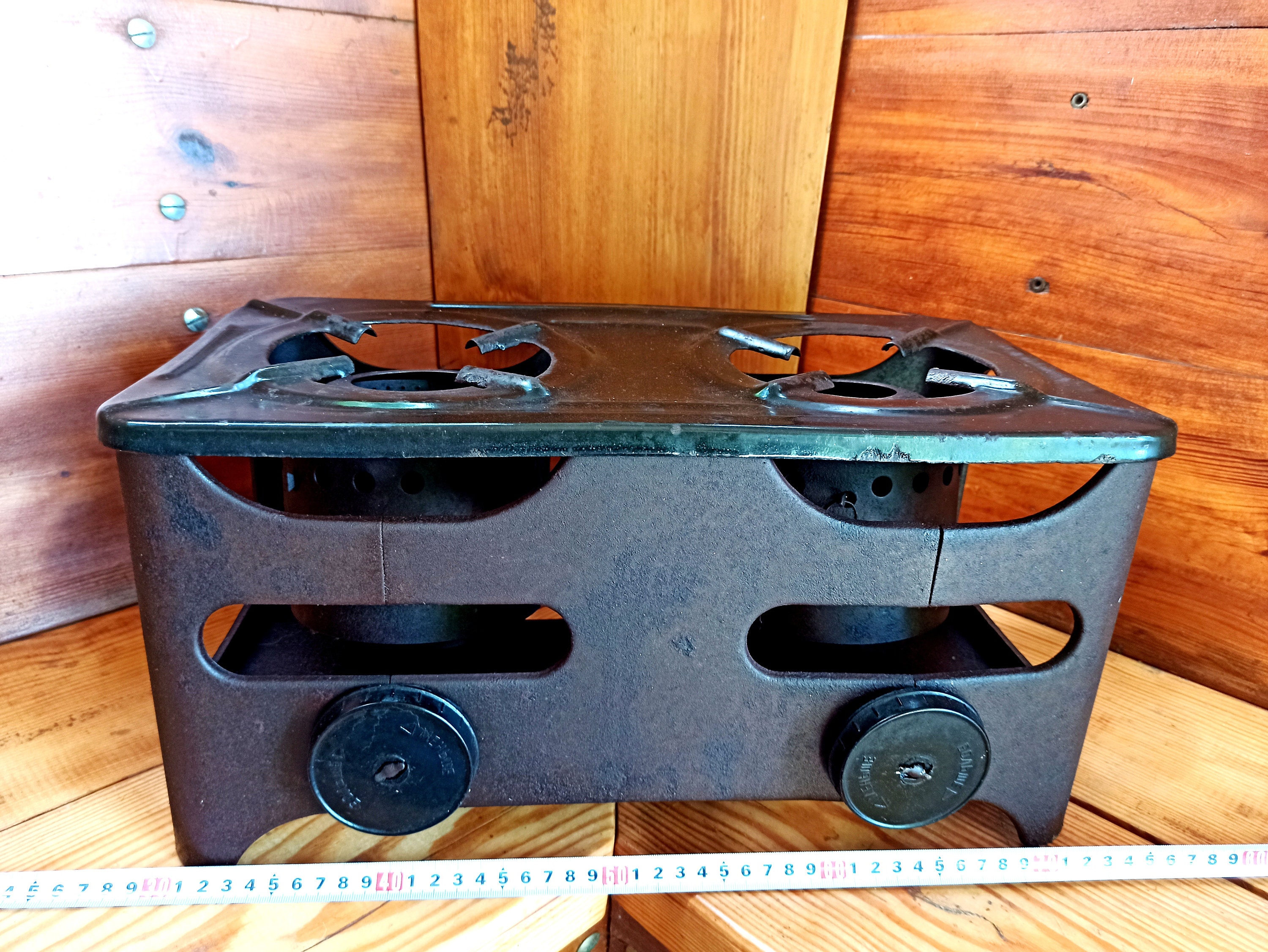 An old twoburner kerosene stove for cooking over an open Etsy