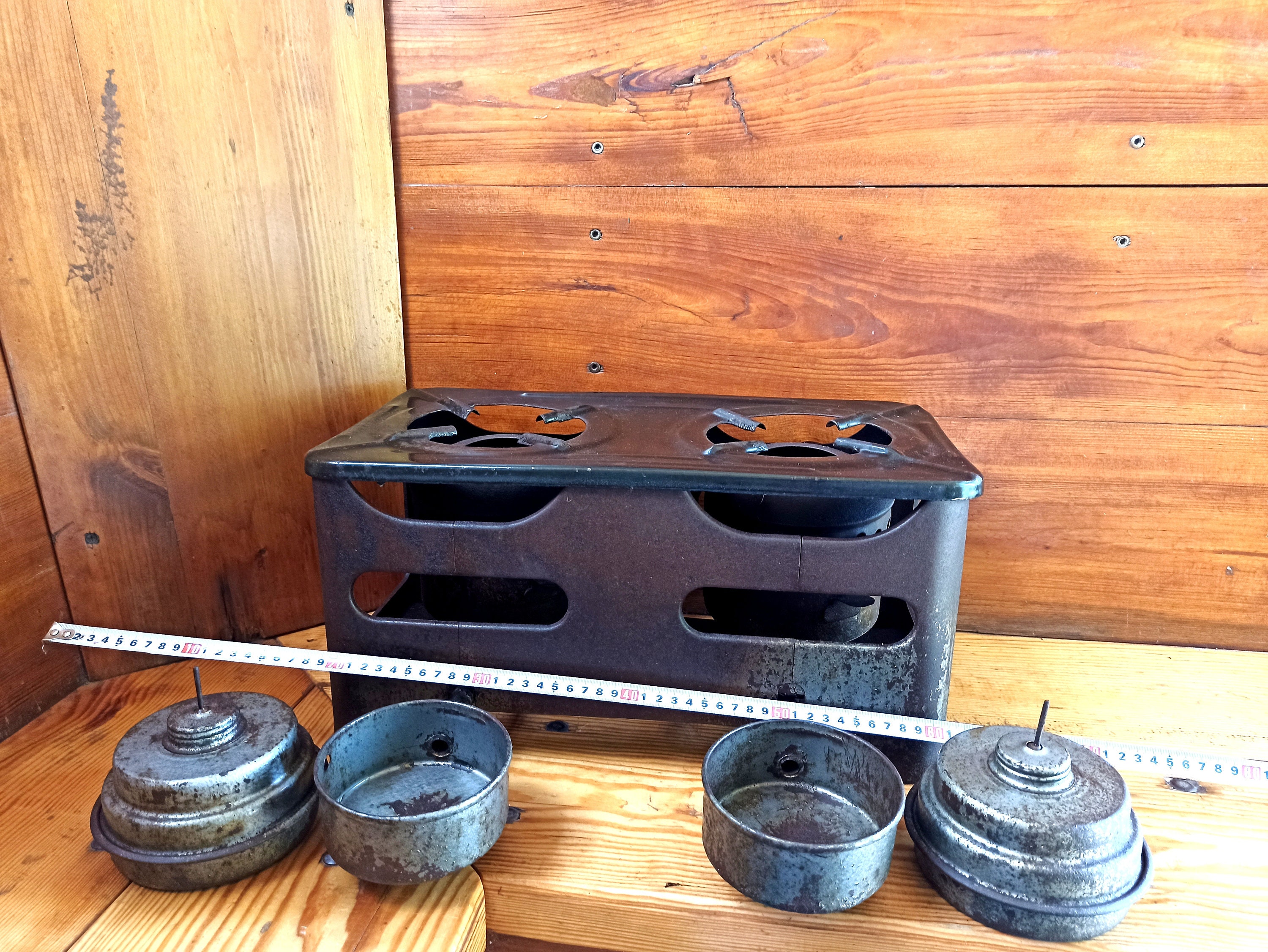 An old twoburner kerosene stove for cooking over an open Etsy