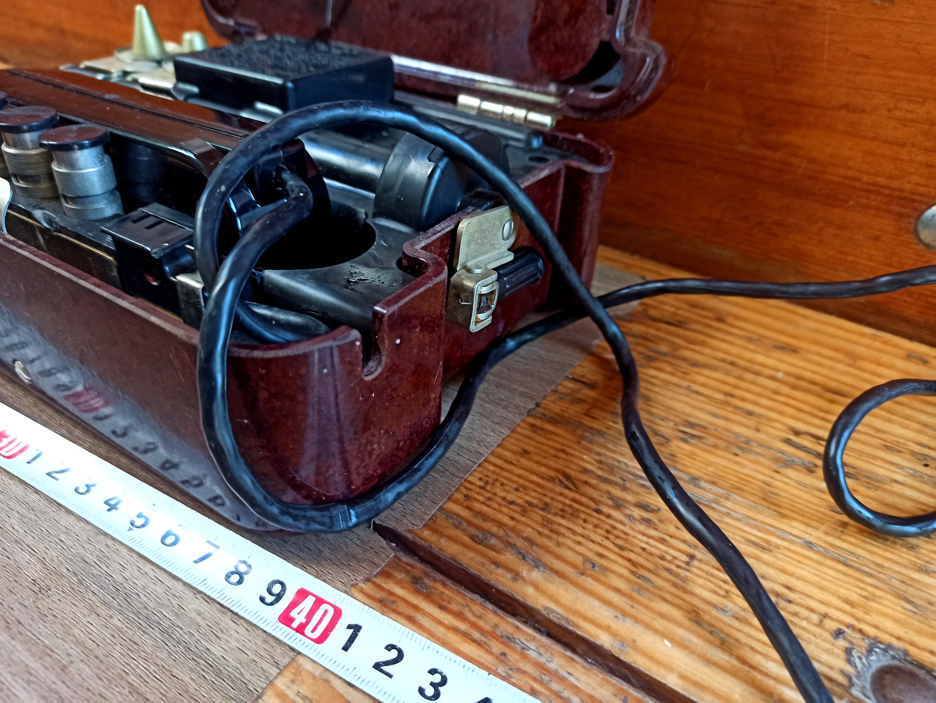 Vintage Army Field Telephone TA-57 Made in the USSR. Military