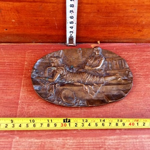 Vintage bronze ashtray - &quot;Girls&quot;, late 19th - early 20th centuries. Antique souvenir. Historical artifact. Antique gift. Ashtrays.