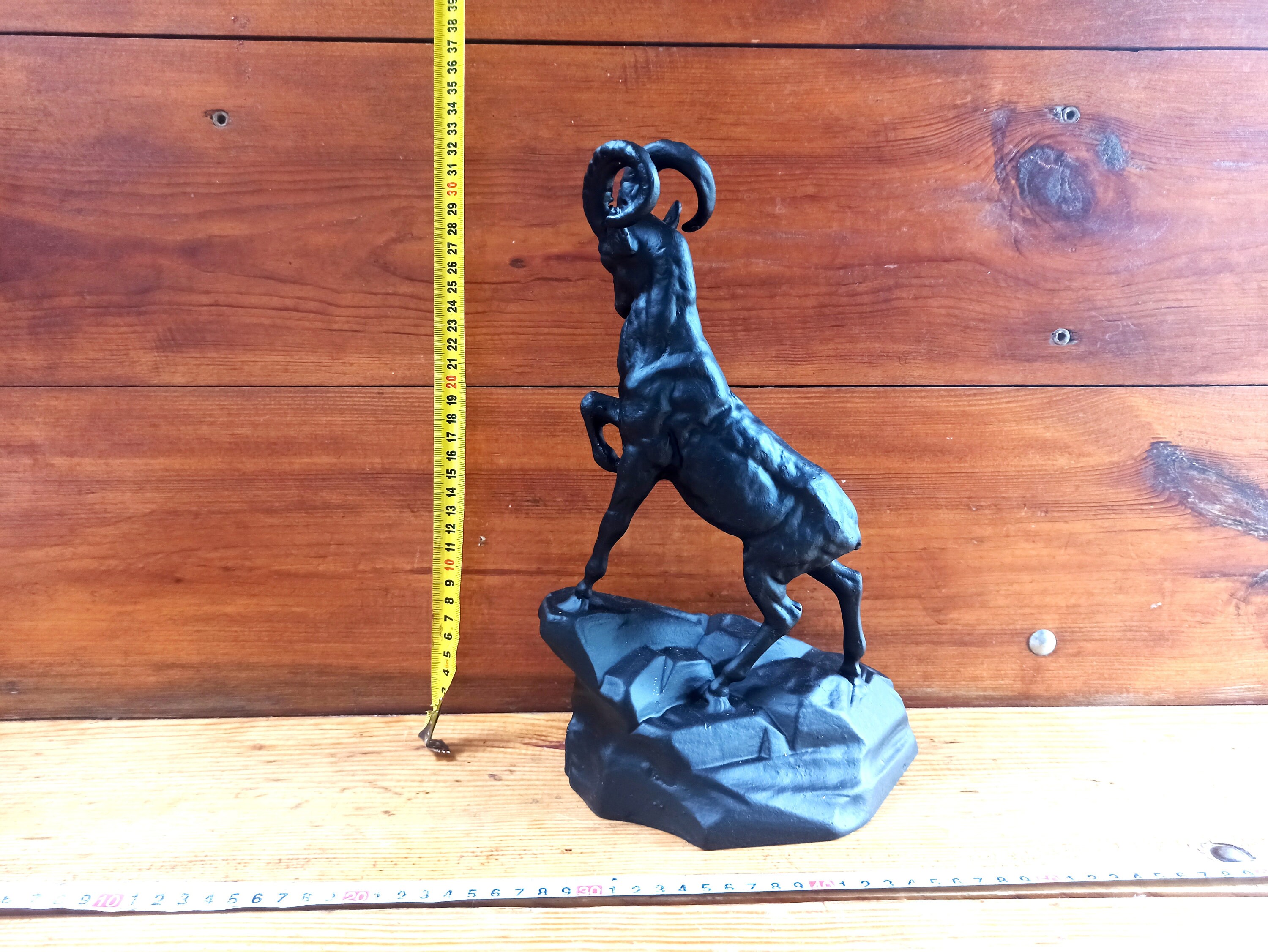 Antique Large Figurine of a Mountain Goat. Goat Statue. Goat. Antique ...