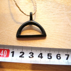 Ancient amulet of a Viking warrior “Horse Stirrup”. Talisman of the horseman warrior of Kievan Rus 9-11 centuries. Talismans. Amulets.