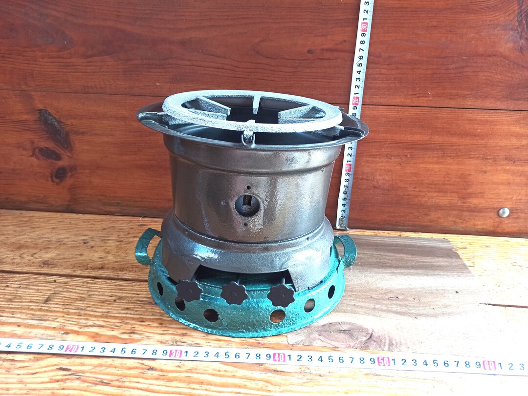 Vintage Kerosene Stove for Cooking Over an Open Fire With Three Burners. Antique Gift. Antique