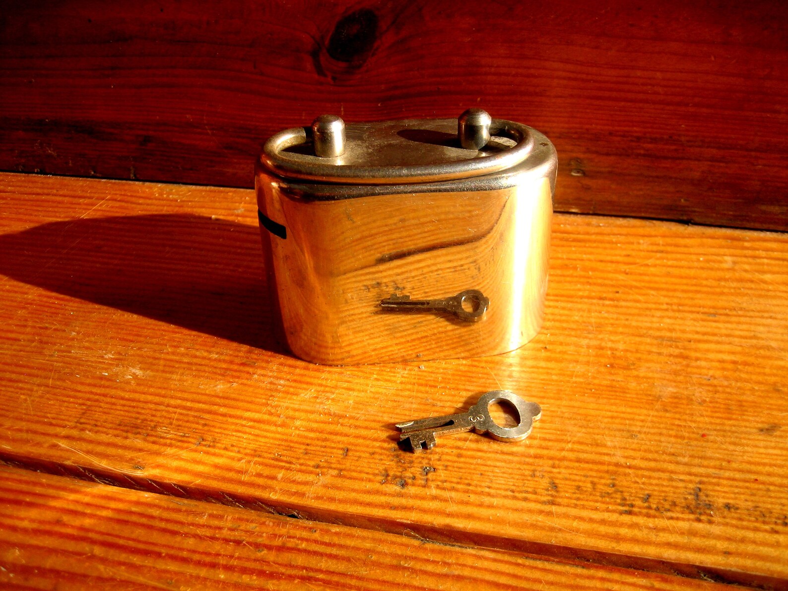 Antique mechanical piggy bank with a native key Cologne City Etsy