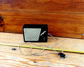 Vintage 1959 Zorya Radio: Carbolite Bakelite USSR Loudspeaker
