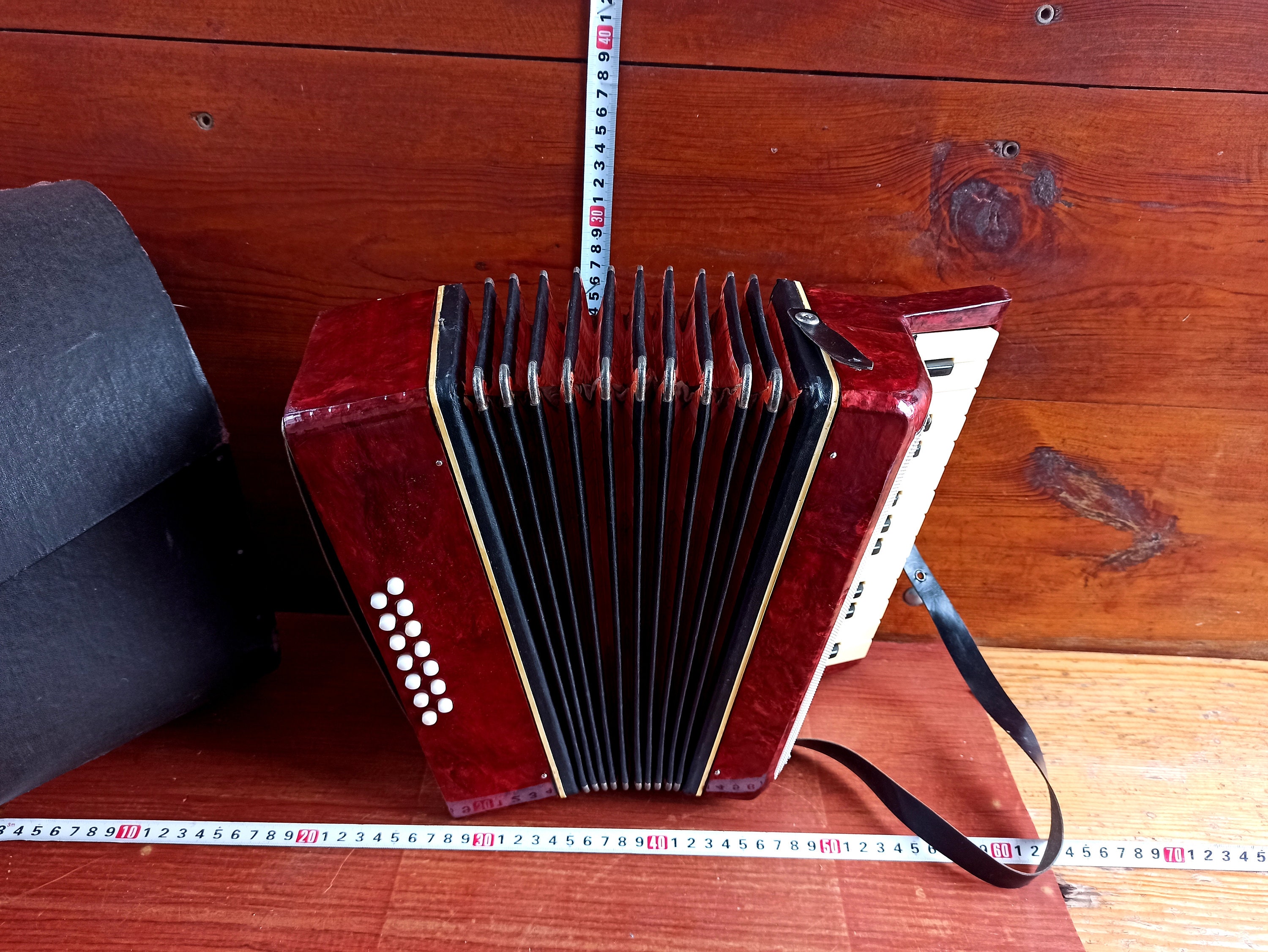 旧ソ連時代の子供用楽器 - アコーディオン。子供用楽器。アンティーク