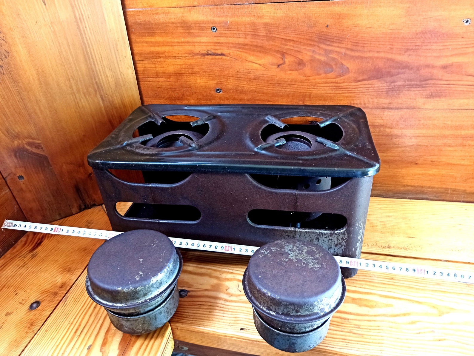 An old twoburner kerosene stove for cooking over an open Etsy