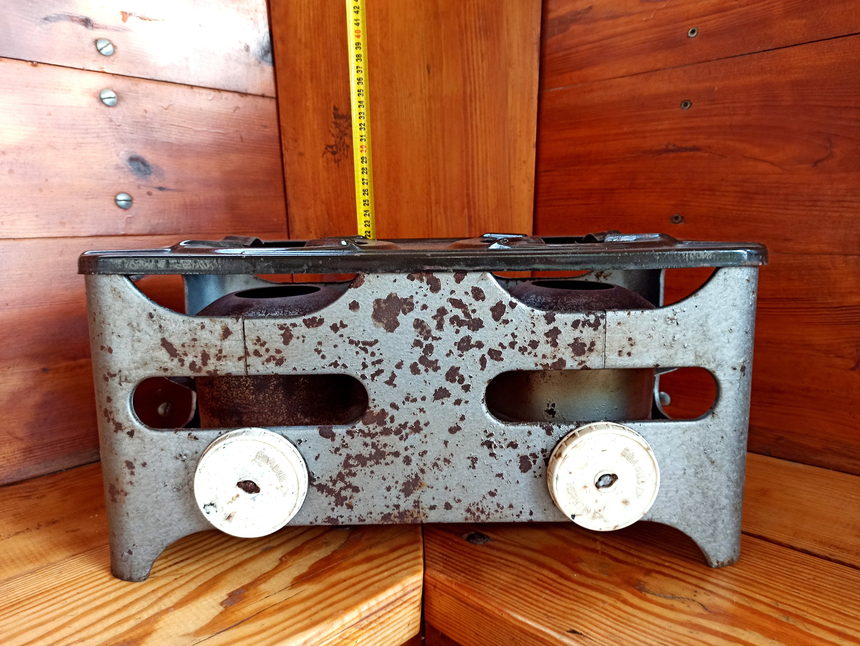An Old Twoburner Kerosene Stove for Cooking Over an Open Etsy