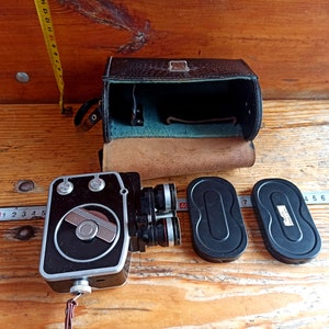 Vintage mechanical movie camera on film - "Screen". 60s Cinematography of the USSR. Movie cameras. Antique gift.