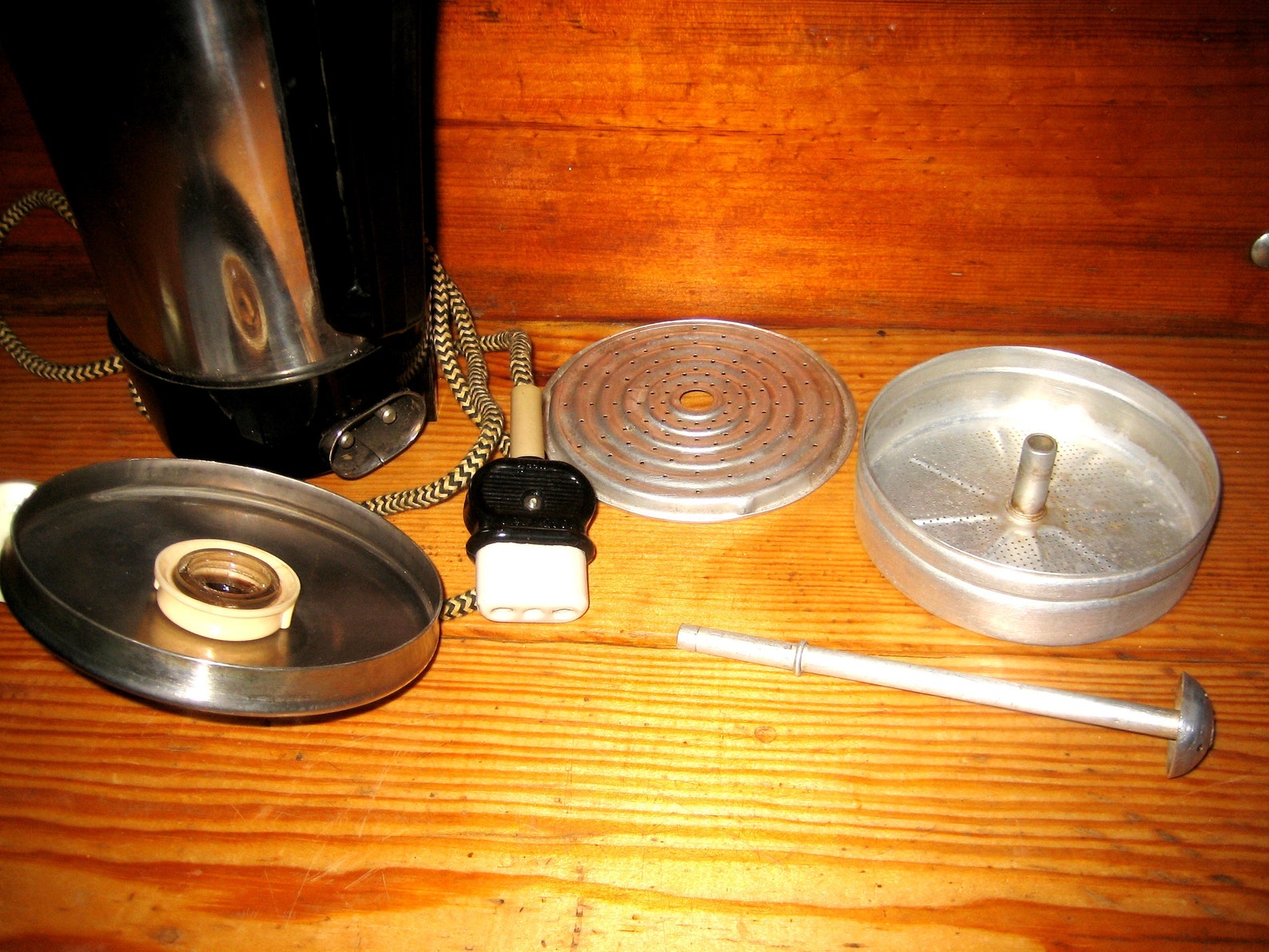 The original old electric coffee maker from the USSR. An old Etsy