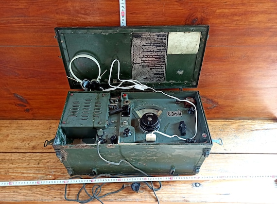 Vintage Army Radio RPU 1 for Conducting Political Work in the